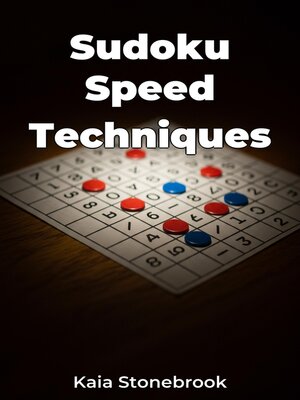 cover image of Sudoku Speed Techniques